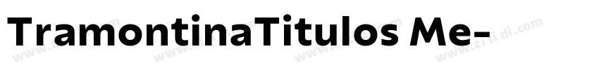 TramontinaTitulos Me字体转换